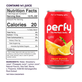 Perfy Fruit Punch case 12 oz/35mL can 12ct - soda